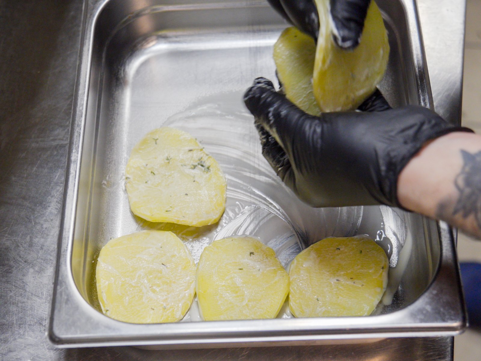 Potato terrine